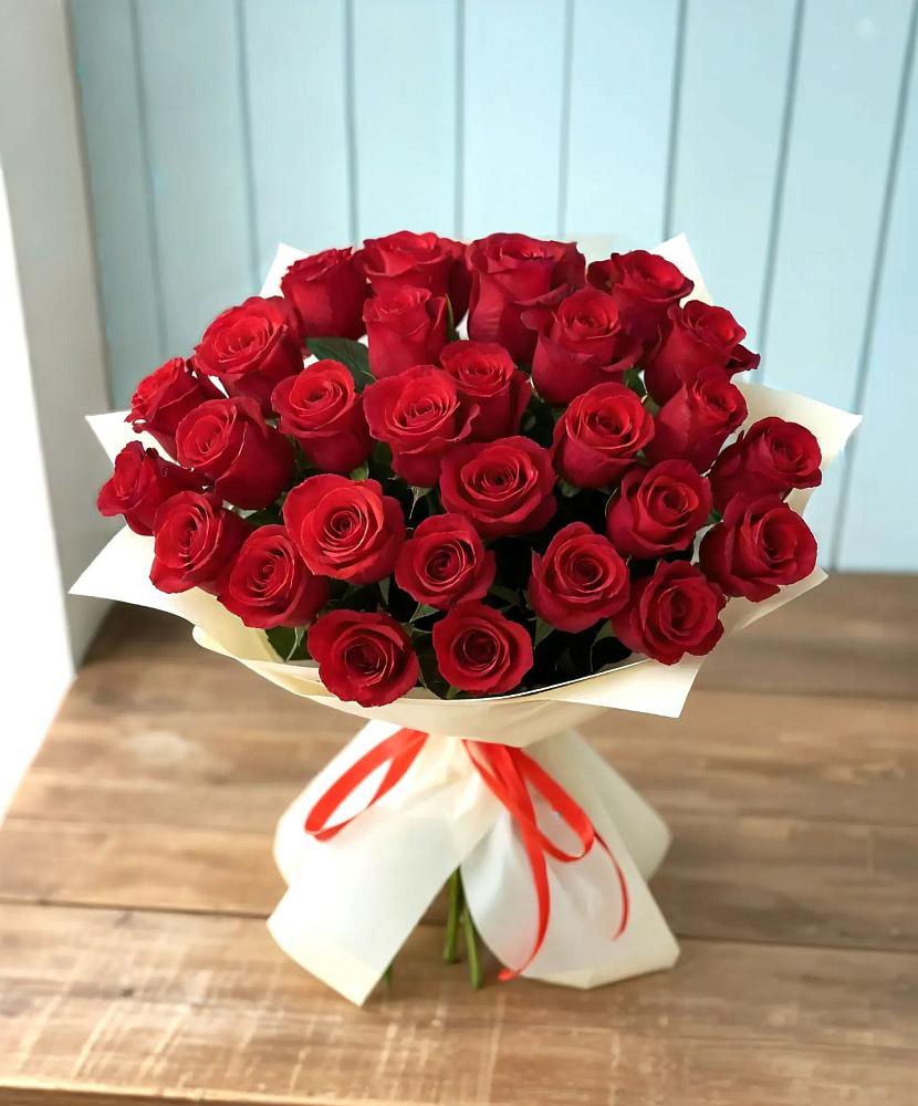 Букет 29 Красных роз в Невьянске
