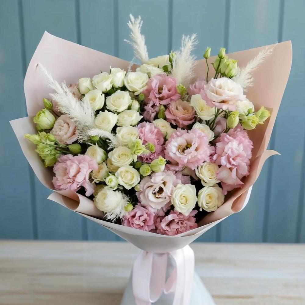 Букет цветов из: Альстромерии и Розы в Невьянске