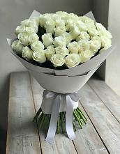 Букет 35 Белых роз в Невьянске