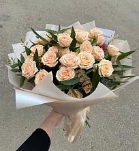 Букет Кремовые розы Латте в Невьянске