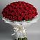 Букет 101 Красная роза Блэк Мэджик в Невьянске