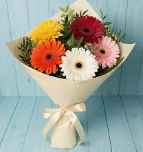 Букет цветов из:  Герберы в Невьянске