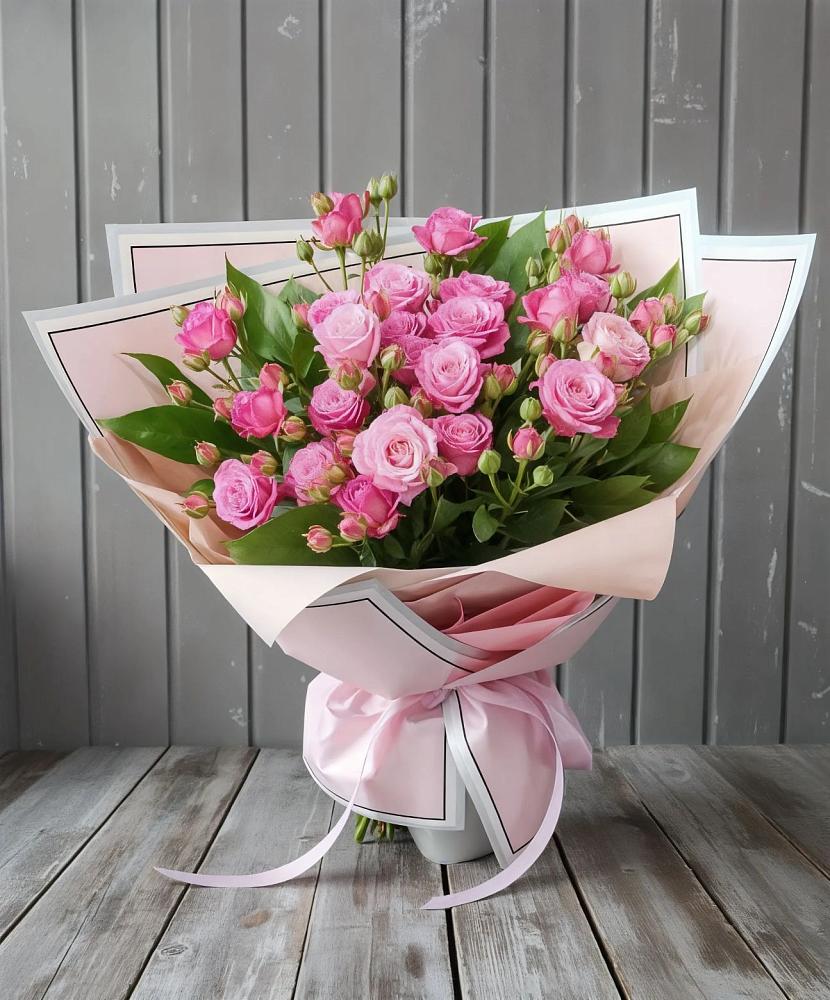 Букет Розовый кустик в Невьянске