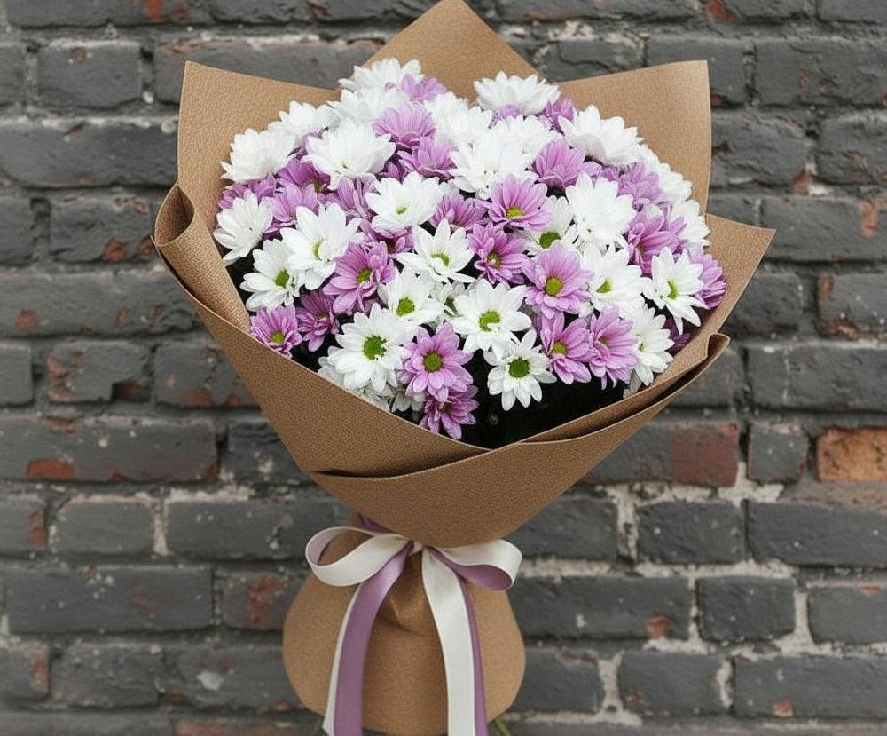 Букет цветов из: Хризантемы в Невьянске
