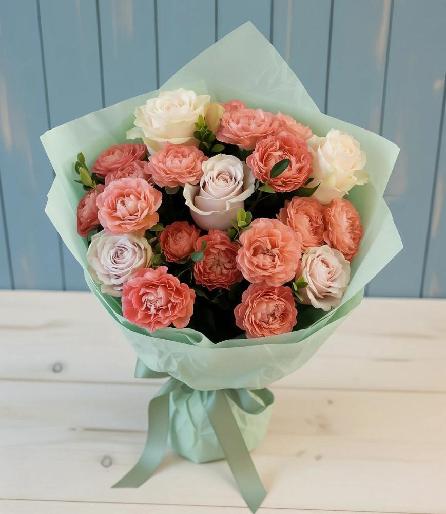 Букет цветов из: Розы в Невьянске