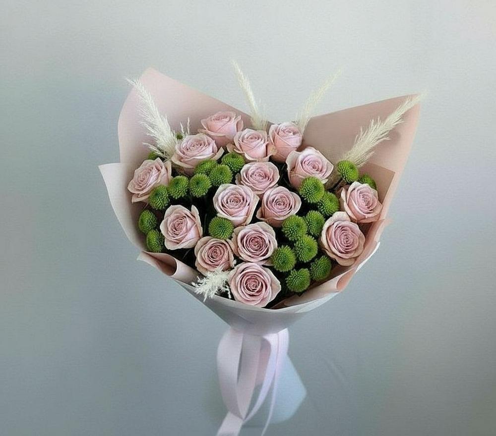 Букет цветов из: Розы и Хризантемы в Невьянске