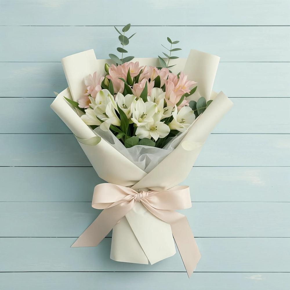 Букет цветов из: Альстромерии в Невьянске