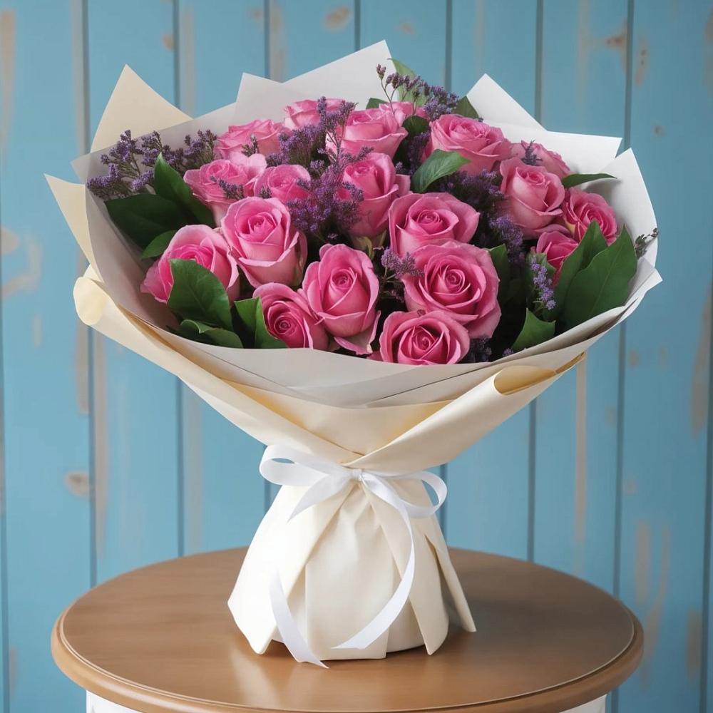 Букет цветов из: Розы в Невьянске