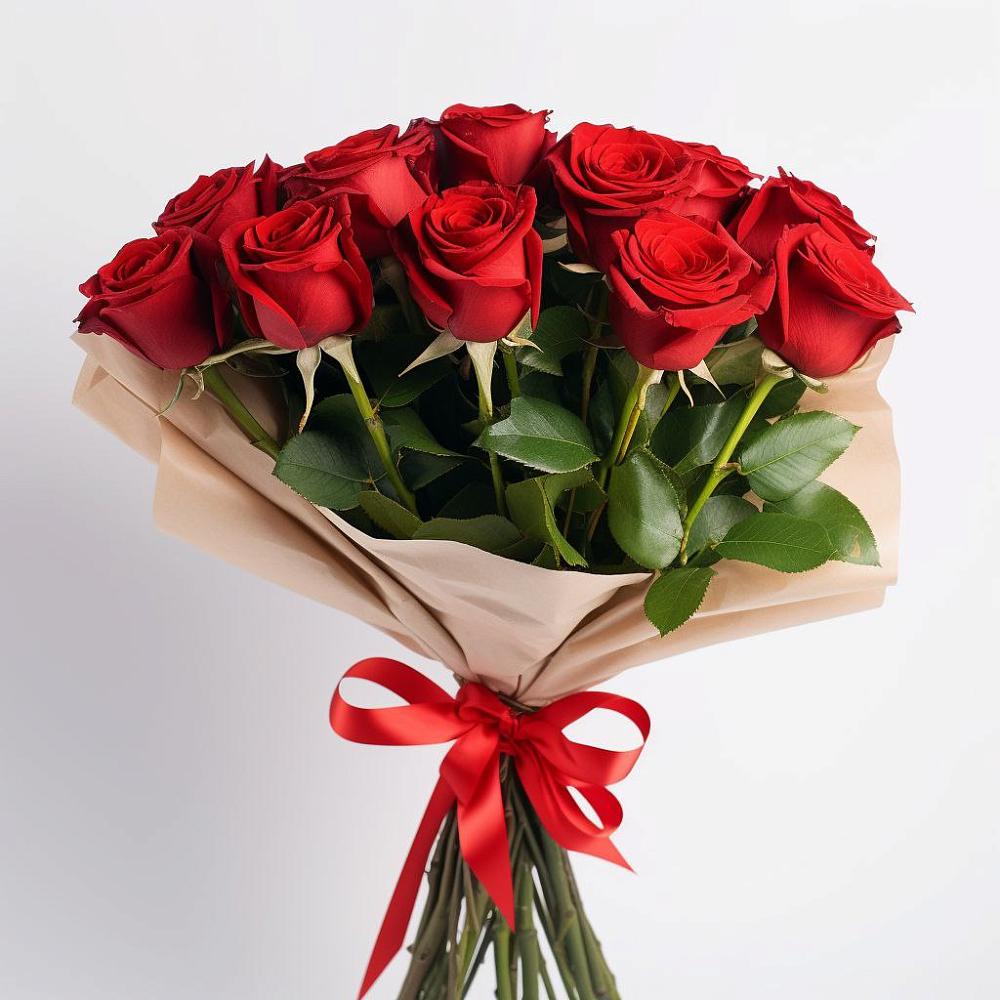 Букет 11 Красных роз Эдлесс Лав в Невьянске
